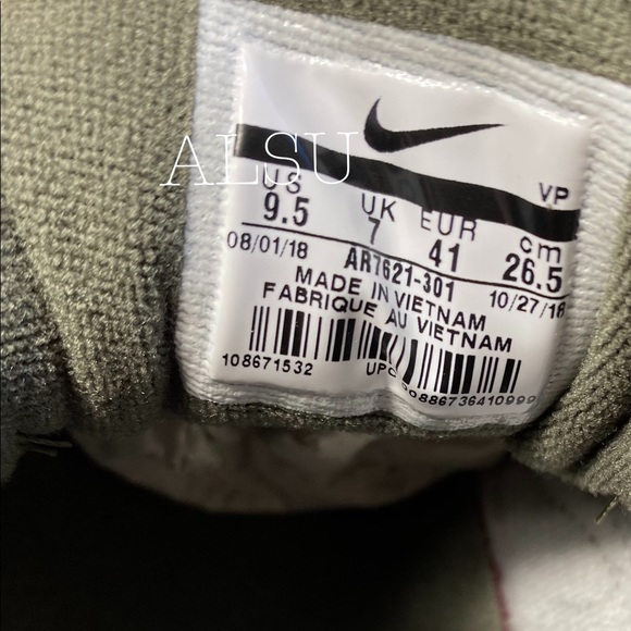 Nike Air Max 97 LX Cargo Khaki Leather W AUTHENTIC - Picture 8 of 8